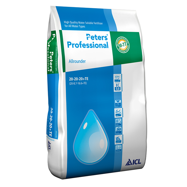 Удобрение Peters Professional Allrounder 20-20-20 ICL 1 кг 
