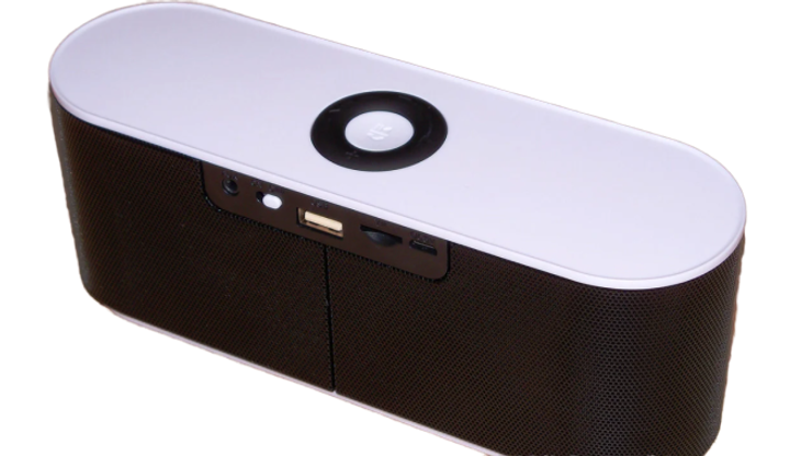 Портативная колонка Atlanfa AT-7707 Super Bass bluetooth MP3 FM AUX USB TF Черная - изображение 4