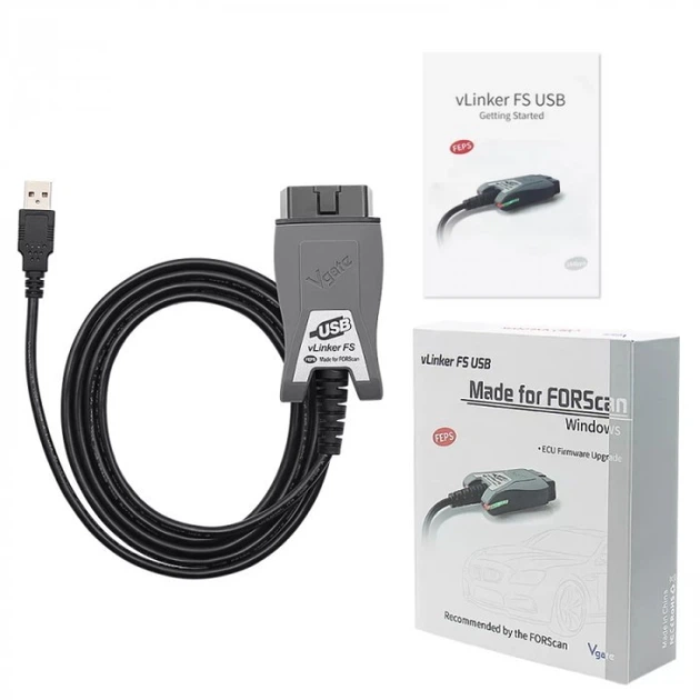 Діагностичний сканер Vgate vLinker FS OBD2 для Ford, Mazda - зображення 9