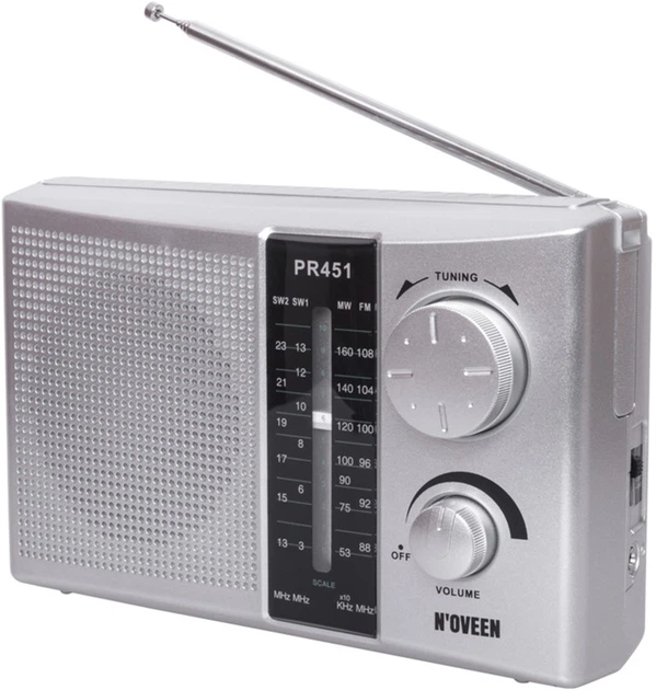 Radio przenośne Noveen PR451 Silver (RL072909) - obraz 3