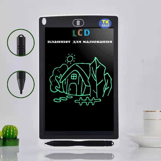 Дитяча дошка - планшет LCD для малювання та записів С 43781 Білий ...
