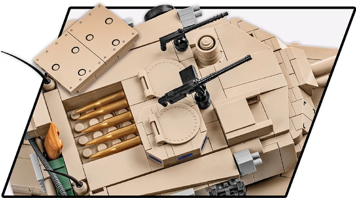 Klocki konstrukcyjne Cobi Czołg M1A2 Abrams 975 elementów (COBI-2622) - obraz 7