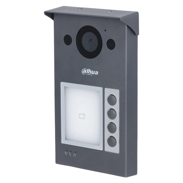 Wi-Fi вызывная панель на 4 абонента Dahua DHI-VTO3311Q-WP, 2Мп - изображение 4