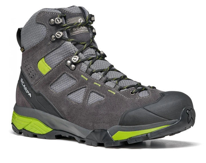 Ботинки Scarpa ZG Lite GTX 44 Сірий-Салатовий – Оригинальная обувь