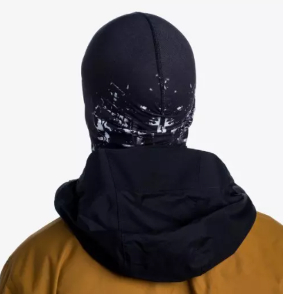 Балаклава Buff MICROFIBER BALACLAVA phys black Чорний-Білий - изображение 4