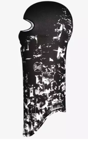 Балаклава Buff MICROFIBER BALACLAVA phys black Чорний-Білий - изображение 5