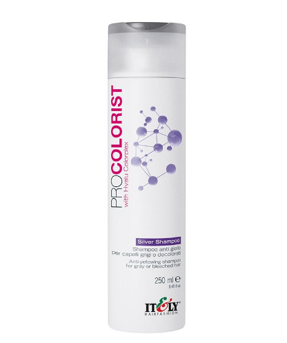 Шампунь для нейтрализации желтизны Itely Hairfashion Pro Colorist Silver, 250 мл - Фото 1 Шампунь для нейтрализации желтизны Itely Hairfashion Pro Colorist Silver, 250 мл - изображение 1