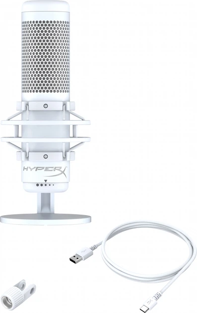 Микрофон HyperX QuadCast S White (519P0AA) – фото, отзывы