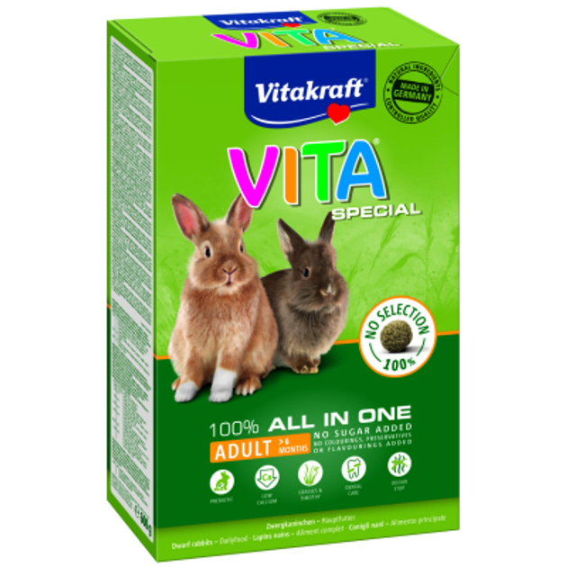 Корм для гризунів Vitakraft Vita Special для кроликів 600 г ...