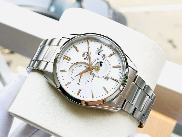Мужские тактичные часы Orient RA-AK0306S10B Серебро\Белый - изображение 6