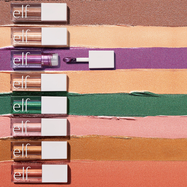 Жидкие тени для век e.l.f. Liquid Metallic Eyeshadows Aurora 3 мл - изображение 9