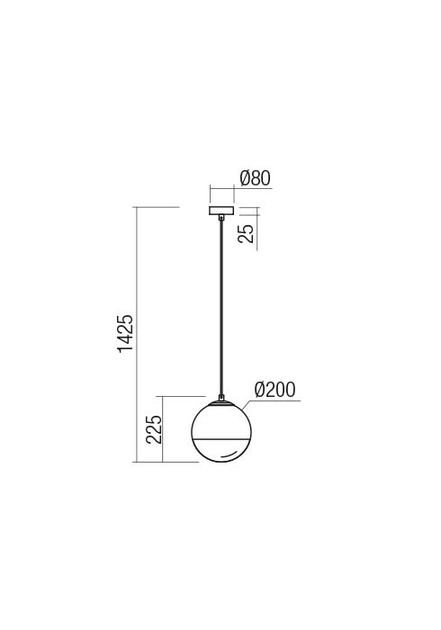Підвісний світильник Redo BERRY SU 1X42W E27 D200 GOLD/WHITE (5.1.1) 01-2266 - зображення 2