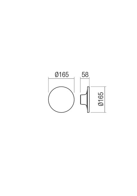 Бра вуличний AURA AP LED 8W IP65 DG 3000K (5.1.2) Redo(Ro) 90369 - зображення 2