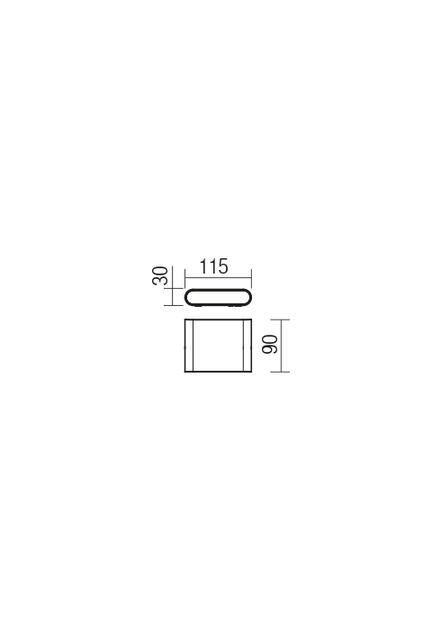 Бра вуличне POCKET AP LED SMD 6W IP54 DB (5.1.2) Redo(nou) 9053 - изображение 2