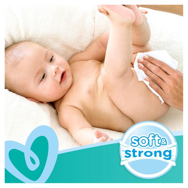 Zestaw Chusteczki nawilżane dla niemowląt Pampers Fresh Clean 4x52 szt (8001841077949) - obraz 6