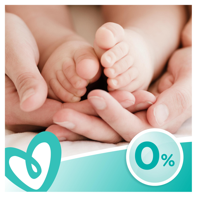 Zestaw Chusteczki nawilżane dla niemowląt Pampers Sensitive 4 x 52 szt (8001841062624) - obraz 7