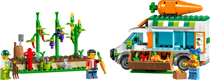 Конструктор LEGO City Farm Фургон для фермерського ринку 310 деталей (60345) - зображення 9