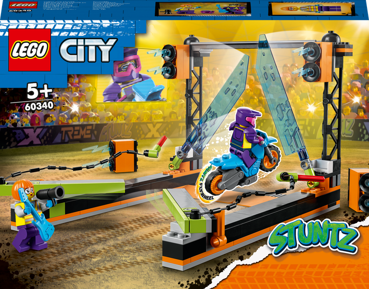 Конструктор LEGO City Stuntz Каскадерське завдання «Клинок» 154 деталі (60340) - зображення 1