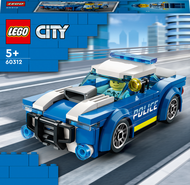 Zestaw klocków LEGO City Samochód policyjny 94 elementy (60312) - obraz 1
