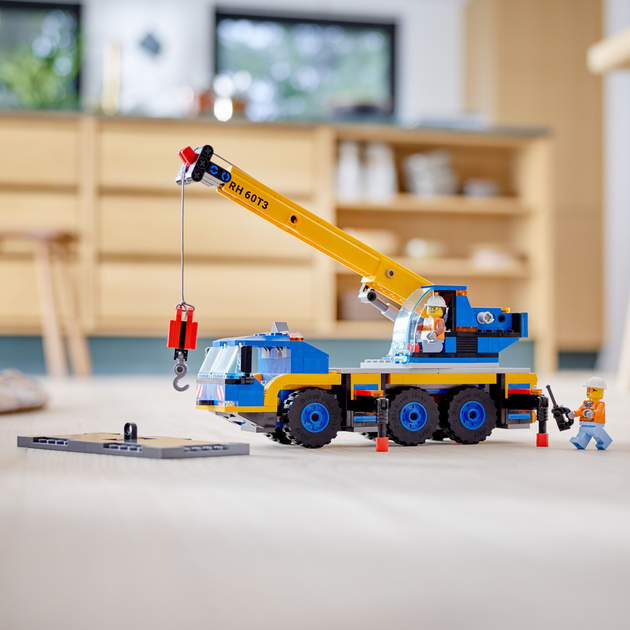 Zestaw klocków LEGO City Żuraw samochodowy 340 elementów (60324) - obraz 5