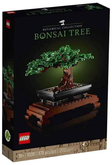 Zestaw klocków LEGO Creator Expert Drzewko bonsai 878 elementów (10281) - obraz 1