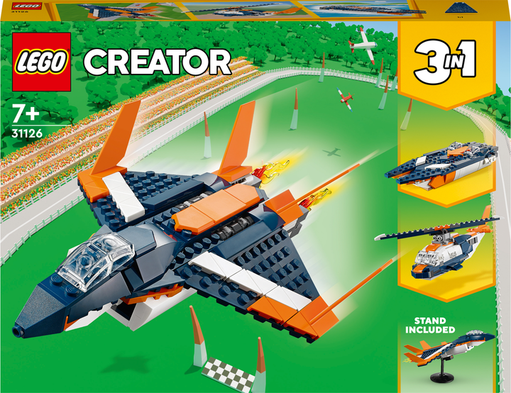 Конструктор LEGO Creator Надзвуковий літак 215 деталей (31126) - зображення 1