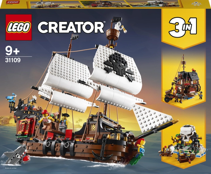Zestaw LEGO Creator Statek piracki 1260 elementów (31109) - obraz 1