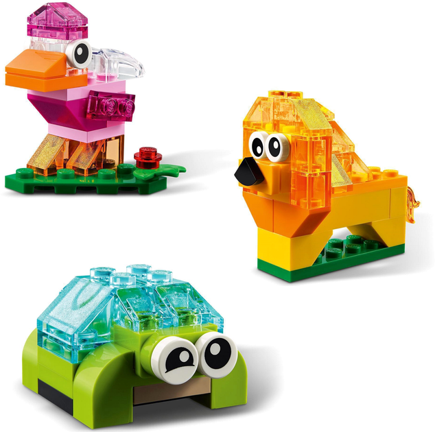 Zestaw klocków LEGO Classic Kreatywne przezroczyste klocki 500 elementów (11013) - obraz 10