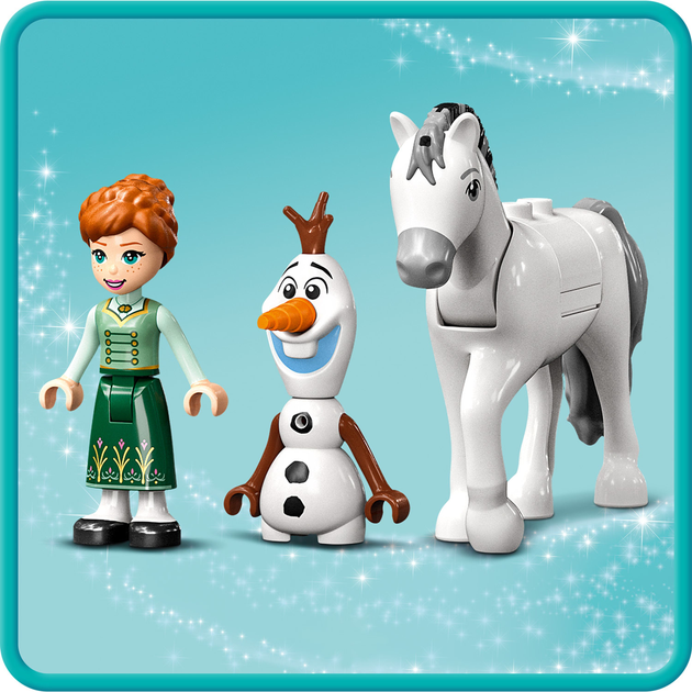 Zestaw klocków LEGO Disney Princess Zabawa w zamku z Anną i Olafem 108 elementów (43204) - obraz 7