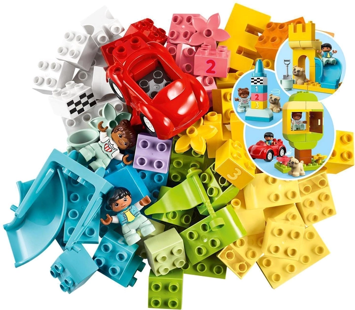 Zestaw klocków LEGO DUPLO Classic Pudełko z klockami Deluxe 85 elementów (10914) - obraz 2