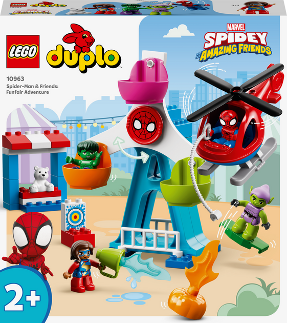 Zestaw klocków LEGO DUPLO Super Heroes Spider-Man i przyjaciele: przygody w wesołym miasteczku 41 elementów (10963) - obraz 1