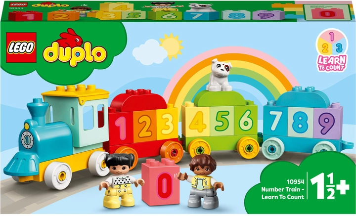 Конструктор LEGO DUPLO Потяг із цифрами - вчимося рахувати 23 деталі (10954) - зображення 1