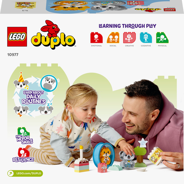 Zestaw klocków LEGO DUPLO My First Mój pierwszy szczeniak i kotek z odgłosami 22 elementy (10977) - obraz 10