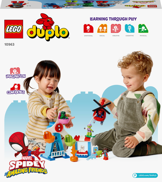 Конструктор LEGO DUPLO Super Heroes Людина-Павук і друзі: Пригоди на ярмарку 41 деталь (10963) - зображення 10
