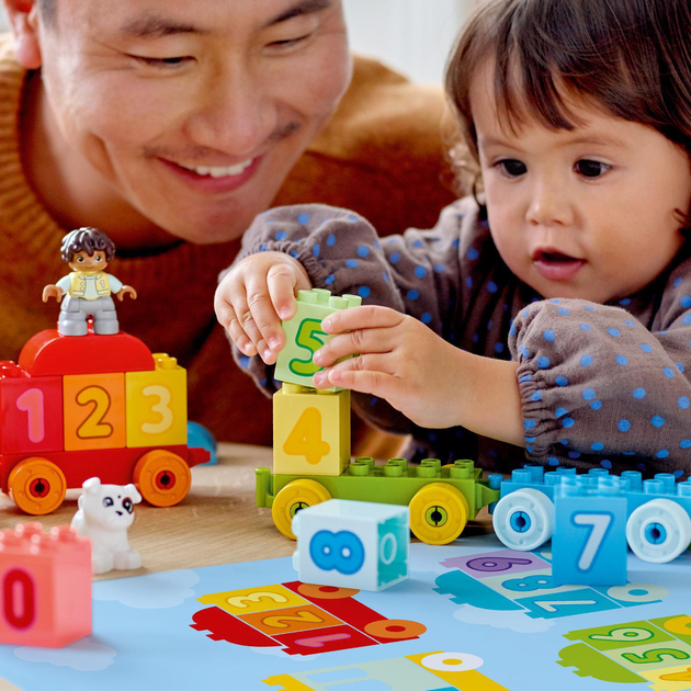 Конструктор LEGO DUPLO Потяг із цифрами - вчимося рахувати 23 деталі (10954) - зображення 5
