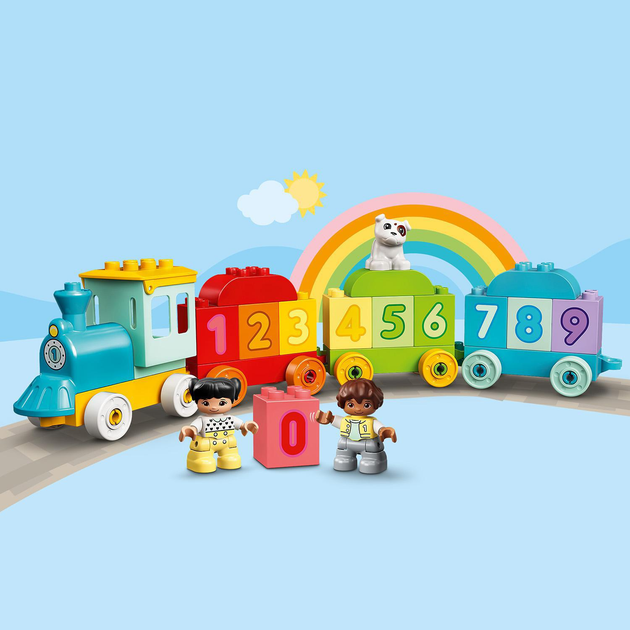 Конструктор LEGO DUPLO Потяг із цифрами - вчимося рахувати 23 деталі (10954) - зображення 10