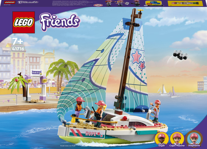 Конструктор LEGO Friends Пригоди Стефані на вітрильному човні 304 деталі (41716) - зображення 1