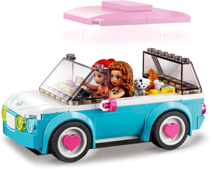 Zestaw klocków LEGO Friends Samochód elektryczny Olivii 183 elementy (41443) - obraz 9