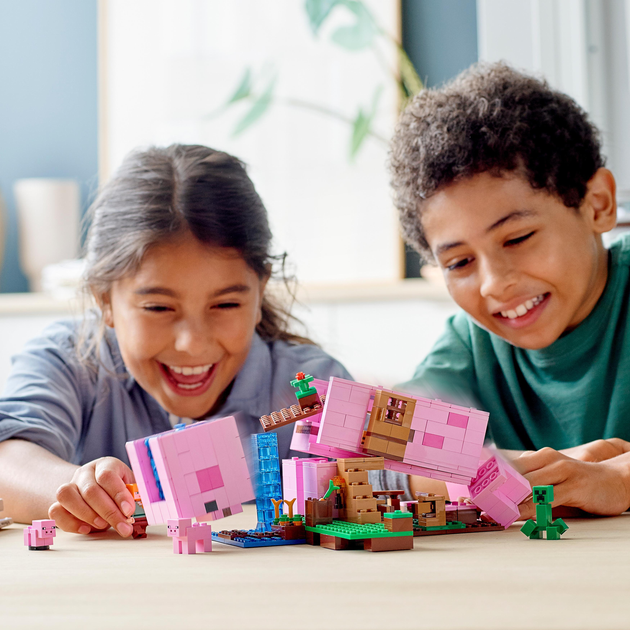 Конструктор LEGO Minecraft Будинок-свиня 490 деталей (21170) - зображення 3