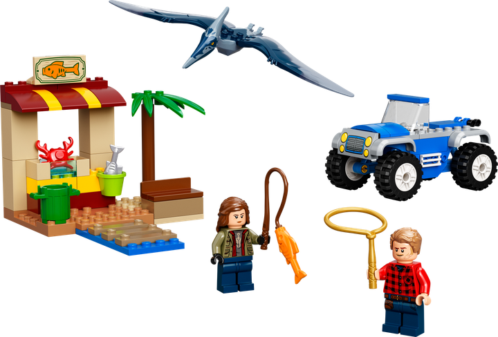 Zestaw klocków LEGO Jurassic World Pościg za pteranodonem 94 elementy (76943) - obraz 9