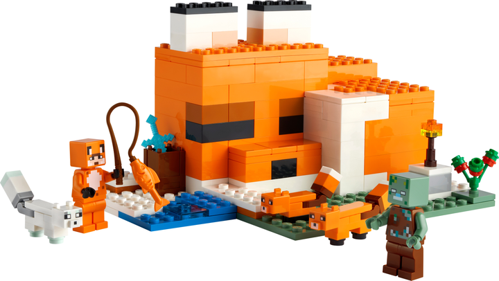 Zestaw klocków LEGO Minecraft Siedlisko lisów 193 elementy (21178) - obraz 2