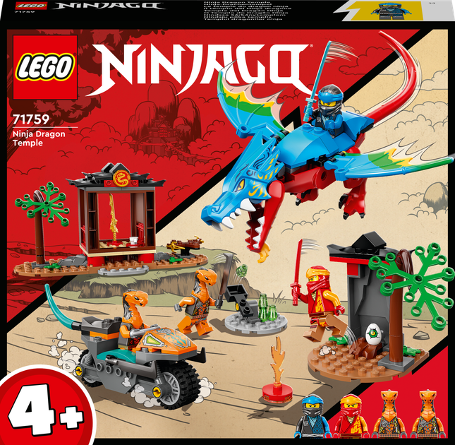 Конструктор LEGO Ninjago Храм ніндзя-дракона 161 деталь (71759) - зображення 1