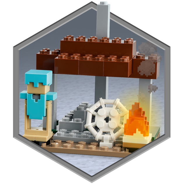 Конструктор LEGO Minecraft Покинуте село 422 деталей (21190) - зображення 8