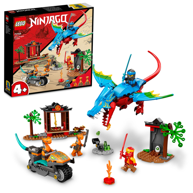 Конструктор LEGO Ninjago Храм ніндзя-дракона 161 деталь (71759) - зображення 2