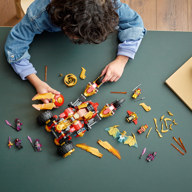 Zestaw klocków LEGO Ninjago Buggy Kai Złoty smok 624 elementy (71773) - obraz 4