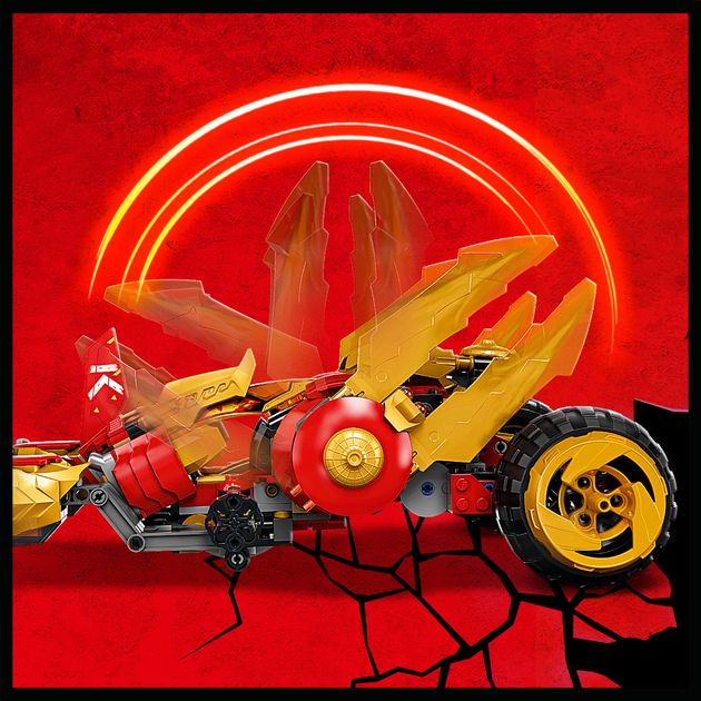 Zestaw klocków LEGO Ninjago Buggy Kai Złoty smok 624 elementy (71773) - obraz 6