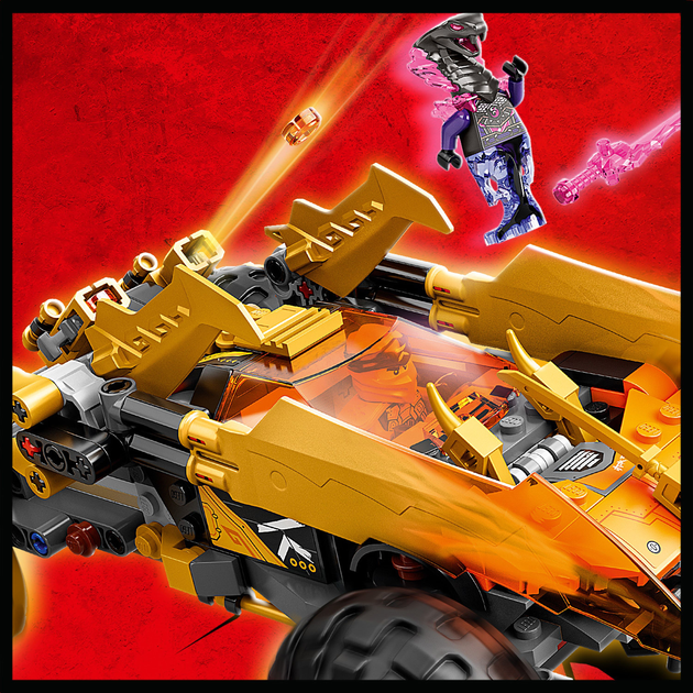 Конструктор LEGO Ninjago Крейсер Дракона Коула 384 деталі (71769) - зображення 7