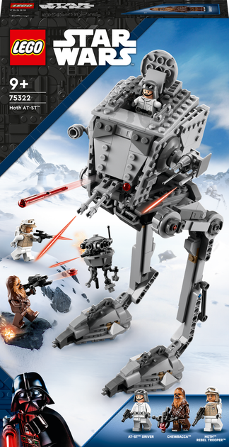 Zestaw klocków LEGO Star Wars AT-ST Bitwa o Hoth 586 elementów (75322) - obraz 1