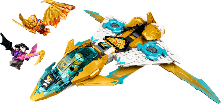 Конструктор LEGO Ninjago Літак Золотого дракона Зейна 258 деталей (71770) - зображення 9