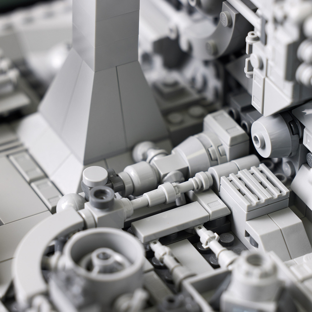 Конструктор LEGO Star Wars Діорама Політ над Зіркою Смерті 665 деталей (75329) - зображення 8